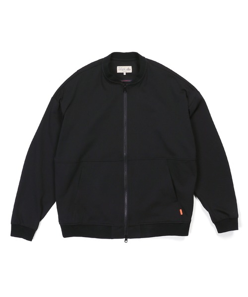 The DUFFER of ST.GEORGE（ザダファーオブセントジョージ）の「[360° THE CIRCLE STRETCH] BY WONDER SHAPE：セットアップ対応 サークルストレッチ MA-1 / フライトジャケット / ワンダーシェイプ / 軽量アウター / ボンバージャケット（MA-1・メンズ・ネイビー/ブラック・X-LARGE/LARGE/MEDIUM/SMALL）」の9枚目の写真