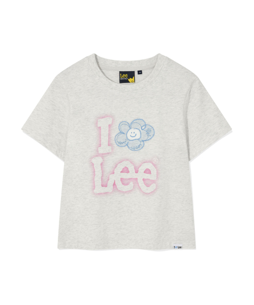 Wacky WiLLy（ワッキーウィリー）の「[ワキウィリー x Lee] ウィメンズアイリリリクロップ半袖Tシャツライトグレー（Tシャツ/カットソー・レディース・その他・SMALL/MEDIUM）」の2枚目の写真