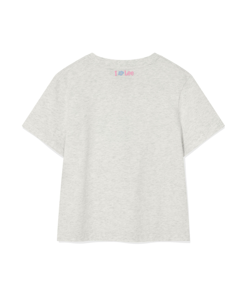 Wacky WiLLy（ワッキーウィリー）の「[ワキウィリー x Lee] ウィメンズアイリリリクロップ半袖Tシャツライトグレー（Tシャツ/カットソー・レディース・その他・SMALL/MEDIUM）」の3枚目の写真