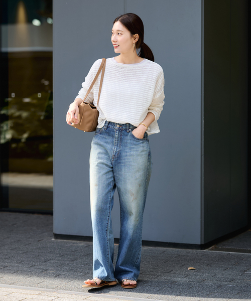 FRAMeWORK(フレームワーク)の「AULENTTI/オウレンティ ロングハンドルバッグ(ショルダーバッグ・レディース・ベージュ/ブラック・FREE)」の8枚目の写真