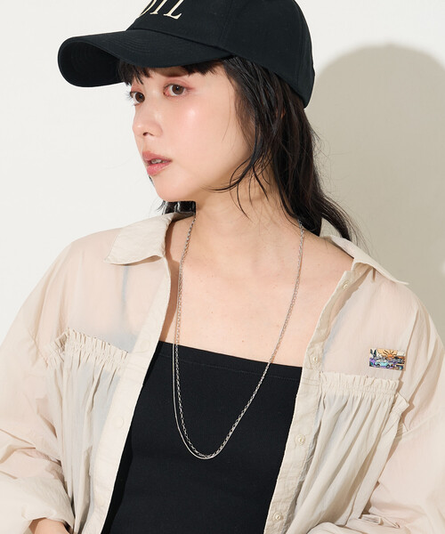 FREAK'S STORE(フリークスストア)の「ロングダブル チェーンネックレス(ネックレス・レディース・ゴールド/シルバー・ONE SIZE)」の4枚目の写真