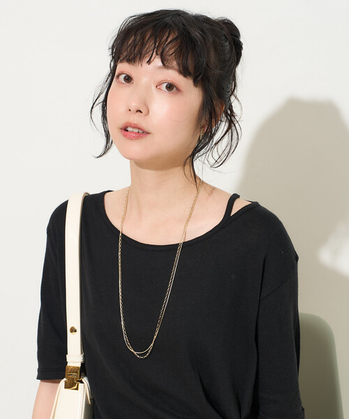 FREAK'S STORE(フリークスストア)の「ロングダブル チェーンネックレス(ネックレス・レディース・ゴールド/シルバー・ONE SIZE)」の7枚目の写真