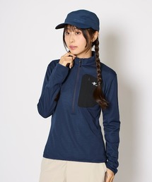 Foxfire（フォックスファイヤー）の「マイクログリッドＷハーフＺＩＰ（Tシャツ/カットソー）」