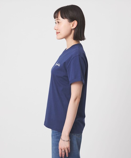 GYMPHLEX（ジムフレックス）の「＜Gymphlex＞ショートスリーブ エンブロイダリー Tシャツ（Tシャツ/カットソー・レディース・その他1/ダークグレー/オフホワイト/コバルトブルー・FREE）」の20枚目の写真