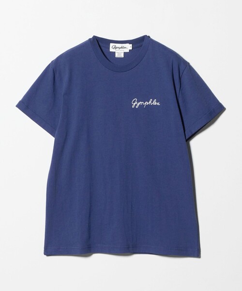 GYMPHLEX（ジムフレックス）の「＜Gymphlex＞ショートスリーブ エンブロイダリー Tシャツ（Tシャツ/カットソー・レディース・その他1/ダークグレー/オフホワイト/コバルトブルー・FREE）」の22枚目の写真