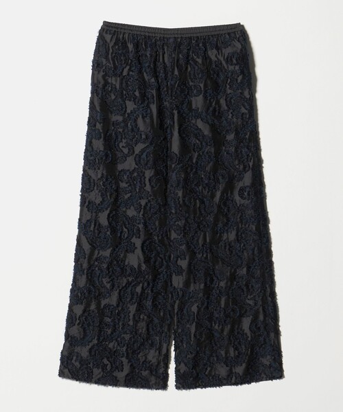 UNITED ARROWS（ユナイテッドアローズ）の「カット ジャガード ストレート パンツ ‐ウォッシャブル‐（その他パンツ・レディース・ネイビー・38/36）」の7枚目の写真