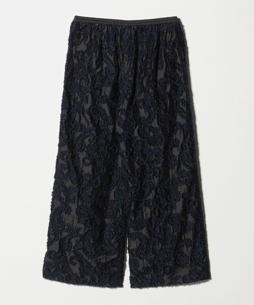 UNITED ARROWS（ユナイテッドアローズ）の「カット ジャガード ストレート パンツ ‐ウォッシャブル‐（その他パンツ・レディース・ネイビー・38/36）」の8枚目の写真