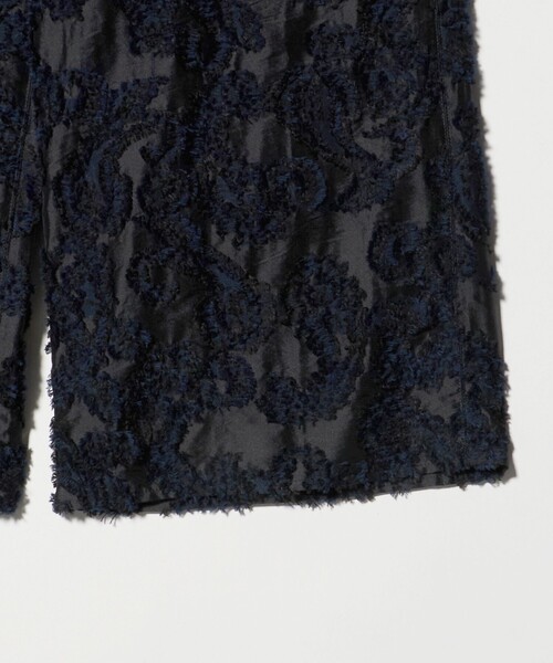 UNITED ARROWS（ユナイテッドアローズ）の「カット ジャガード ストレート パンツ ‐ウォッシャブル‐（その他パンツ・レディース・ネイビー・38/36）」の12枚目の写真