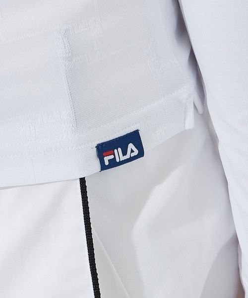 FILA GOLF(フィラゴルフ )の「【FILA GOLF:フィラゴルフ】レディースノースリーブ+インナーシャツ ゴルフ(シャツ/ブラウス・レディース・ブラック・MEDIUM/LARGE/SMALL)」の7枚目の写真