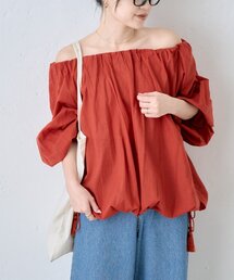 CIAOPANIC TYPY | 【india】2WAY裾紐ギャザードビーブラウス(シャツ/ブラウス)