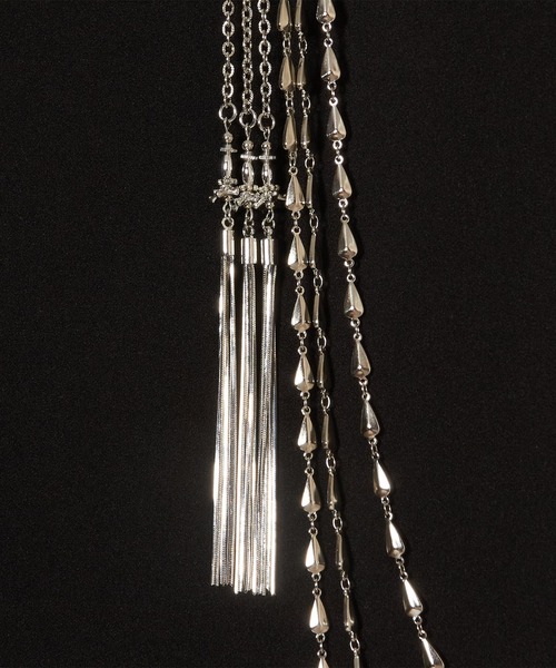 tanakadaisuke（タナカダイスケ）の「【tanakadaisuke/タナカダイスケ】three long chain cut-out tight skirt/スリーロングチェーンカットアウトタイトスカート/Iライン（スカート・レディース・ブラック・FREE）」の8枚目の写真