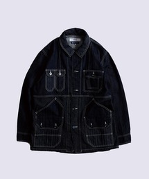 FDMTL(�t�@���_�����^��)�́yFDMTL�zPACHWORK COVERALL JACKET RINSE(�f�j���W���P�b�g)