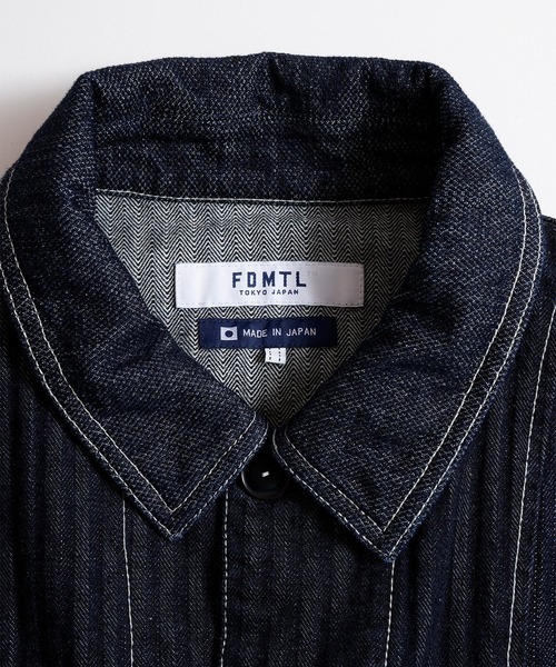 FDMTL（ファンダメンタル）の「【FDMTL】PACHWORK COVERALL JACKET RINSE（デニムジャケット・メンズ・インディゴブルー・5/4/3）」の8枚目の写真