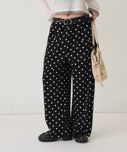 WHO'S WHO gallery（フーズフーギャラリー）の「ドットスラッシュポケットスウェットパンツ（スウェットパンツ・レディース・グレー/ブラック・MEDIUM/SMALL）」の10枚目の写真