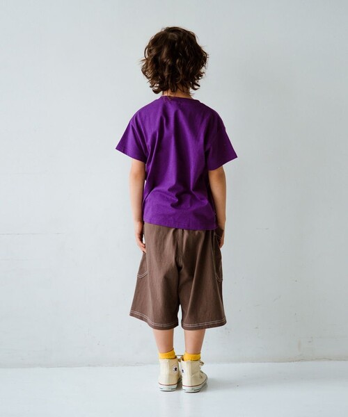 BRANSHES(ブランシェス)の「【綿100%】ステッチハーフパンツ(その他パンツ・キッズ・ブラック/ブラウン・150/100/130/120/140/110)」の9枚目の写真