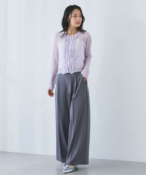 archives（アルシーヴ）の「【ＯＮかわ】ウォッシャブル麻調スラックス（スラックス・レディース・ベージュ/ブラウン/グレー・SMALL/MEDIUM）」の10枚目の写真