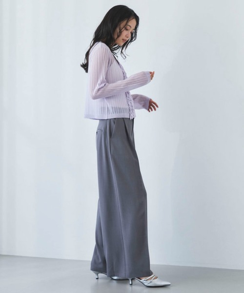 archives（アルシーヴ）の「【ＯＮかわ】ウォッシャブル麻調スラックス（スラックス・レディース・ベージュ/ブラウン/グレー・SMALL/MEDIUM）」の14枚目の写真