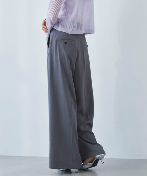 archives（アルシーヴ）の「【ＯＮかわ】ウォッシャブル麻調スラックス（スラックス・レディース・ベージュ/ブラウン/グレー・SMALL/MEDIUM）」の7枚目の写真