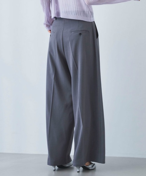 archives（アルシーヴ）の「【ＯＮかわ】ウォッシャブル麻調スラックス（スラックス・レディース・ベージュ/ブラウン/グレー・SMALL/MEDIUM）」の8枚目の写真