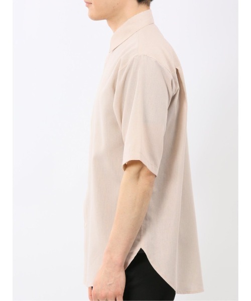TAKA-Q（タカキュー）の「シャツ メンズ 半袖 リネン混 レギュラーカラー ややゆったり ルーズフィット （シャツ/ブラウス・メンズ・ベージュ/グレー系その他2・MEDIUM/X-LARGE/LARGE）」の19枚目の写真
