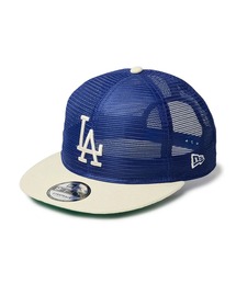 NEW ERA（ニューエラ）の「ニューエラ【NEW ERA】- ロサンゼルス・ドジャース キャップ【Los Angeles Dodgers 9FIFTY TRACKERALL MESH DARK ROYAL/CHROME 14388562】（キャップ）」