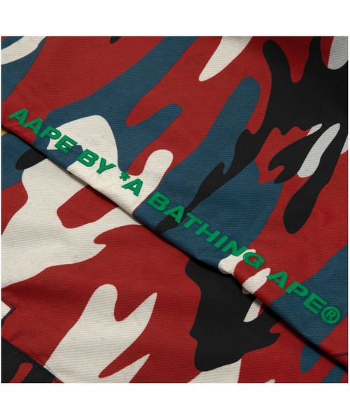 AAPE BY A BATHING APE（エーエイプバイアベイシングエイプ）の「AAPE MAIN WOVEN SHORTS(camouflage)（その他パンツ・メンズ・グリーン系その他6/レッド系その他/レッド系その他6/ブルー系その他2・MEDIUM/LARGE/X-LARGE/SMALL）」の20枚目の写真