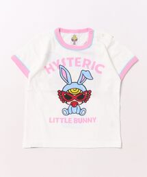HYSTERIC MINI | 【3月予約商品】LITTLE BUNNY リンガー半袖Tシャツ(Tシャツ/カットソー)