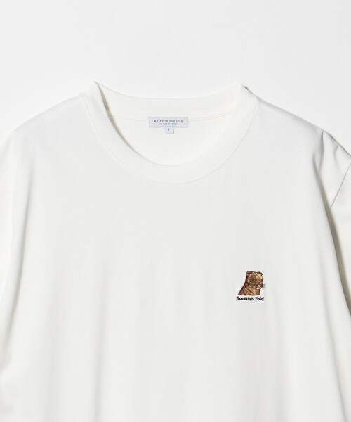A DAY IN THE LIFE UNITED ARROWS(アデイインザライフユナイテッドアローズ)の「キャット エンブロイダリー リラックス カットソー<A DAY IN THE LIFE>(Tシャツ/カットソー・メンズ・その他1/その他2/その他3・M/L)」の6枚目の写真