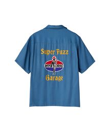 HYSTERIC GLAMOUR | SUPER FUZZ GARAGE刺繍 ボウリングシャツ(シャツ/ブラウス)