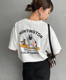 The Endless Summer（エンドレスサマー）の「[THE ENDLESS SUMMER エンドレスサマー] 別注 BUHI HUNTINGTON バックプリントTシャツ（Tシャツ/カットソー）」