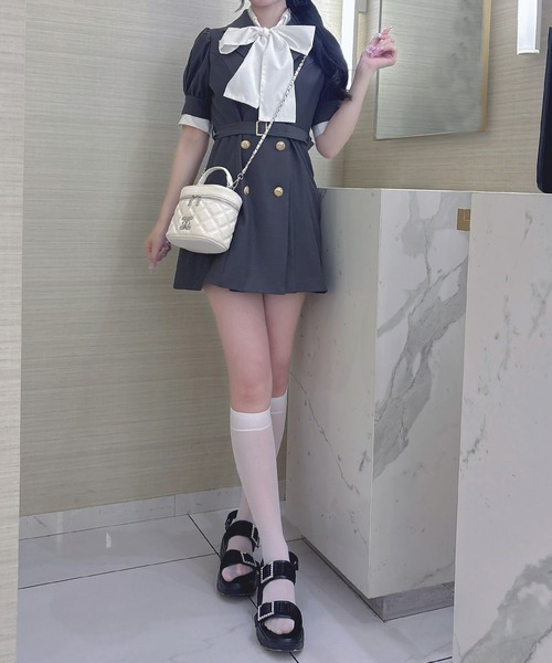 INGNI(イング)の「キルティングミニバニティショルダーバッグ(ショルダーバッグ・レディース・ブラック/ピンク/オフホワイト・-)」の17枚目の写真