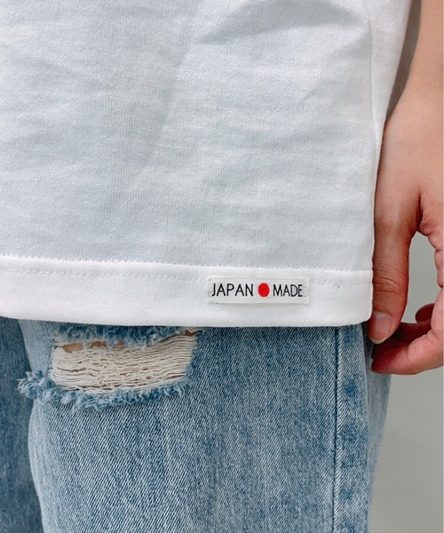 DOUBLE STEAL(ダブルスティール)の「MADE IN JAPAN 半袖Tシャツ(Tシャツ/カットソー・メンズ・ホワイト・MEDIUM/X-LARGE/LARGE)」の7枚目の写真