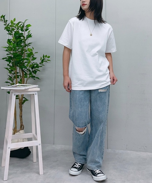 DOUBLE STEAL(ダブルスティール)の「MADE IN JAPAN 半袖Tシャツ(Tシャツ/カットソー・メンズ・ホワイト・MEDIUM/X-LARGE/LARGE)」の9枚目の写真
