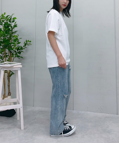 DOUBLE STEAL(ダブルスティール)の「MADE IN JAPAN 半袖Tシャツ(Tシャツ/カットソー・メンズ・ホワイト・MEDIUM/X-LARGE/LARGE)」の10枚目の写真
