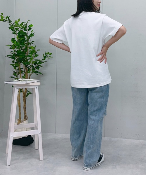 DOUBLE STEAL(ダブルスティール)の「MADE IN JAPAN 半袖Tシャツ(Tシャツ/カットソー・メンズ・ホワイト・MEDIUM/X-LARGE/LARGE)」の11枚目の写真