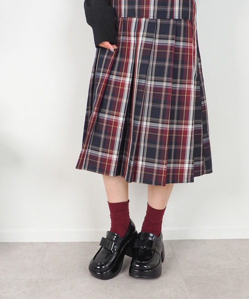 byあしながおじさん(バイアシナガオジサン)の「厚底リボンモカシューズ 8700195(ローファー・レディース・ブラック/ダークブラウン/ワイン・S/M/L/LL)」の7枚目の写真