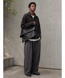 【ONE./ワンドット】Large Flap Messenger Bag / 撥水レザー