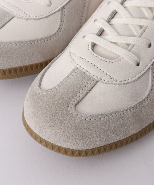 GERMAN TRAINER(ジャーマントレーナー)の「【GERMAN TRAINER/ジャーマン・トレーナー】42700 ALL LEATHER REPRODUCTED EDITION(スニーカー・メンズ・ホワイト/ブラック・41/43/42)」の6枚目の写真