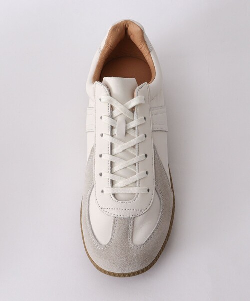 GERMAN TRAINER(ジャーマントレーナー)の「【GERMAN TRAINER/ジャーマン・トレーナー】42700 ALL LEATHER REPRODUCTED EDITION(スニーカー・メンズ・ホワイト/ブラック・41/43/42)」の8枚目の写真