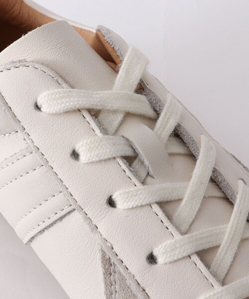 GERMAN TRAINER(ジャーマントレーナー)の「【GERMAN TRAINER/ジャーマン・トレーナー】42700 ALL LEATHER REPRODUCTED EDITION(スニーカー・メンズ・ホワイト/ブラック・41/43/42)」の20枚目の写真