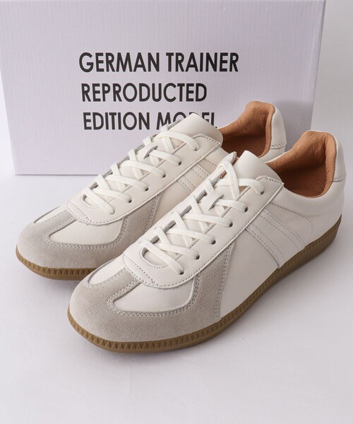 GERMAN TRAINER(ジャーマントレーナー)の「【GERMAN TRAINER/ジャーマン・トレーナー】42700 ALL LEATHER REPRODUCTED EDITION(スニーカー・メンズ・ホワイト/ブラック・41/43/42)」の21枚目の写真