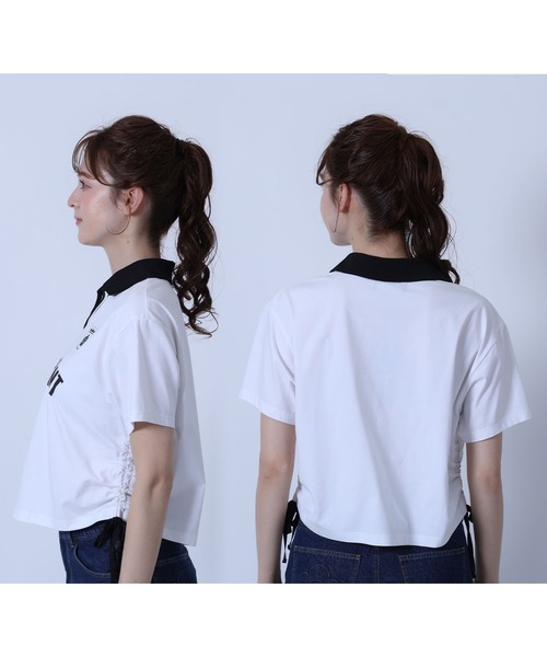 MARY QUANT(マリークワント)の「FOOTBALLコレクションデザイン プルオーバー(Tシャツ/カットソー・レディース・ホワイト/ブルー/ベージュ・M)」の12枚目の写真