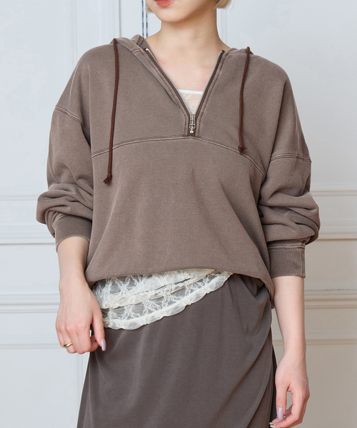 イエナ パーカー　美品　定価2.5万 ゆったり きれいめ IENA｜イエナのパーカー（ブラウン/茶色系・パイル）通販 - ZOZOTOWN