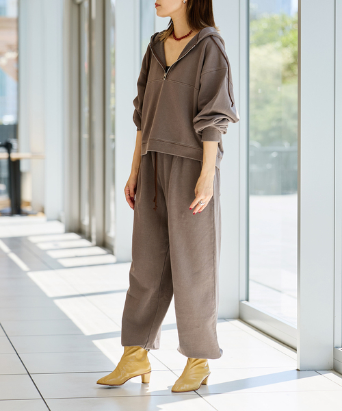 IENA LA BOUCLE(イエナラブークル)の「IENA LA BOUCLE ピグメントバイオジップパーカー(パーカー・レディース・ピンク/グレー/ブラウン・FREE)」の6枚目の写真