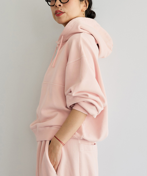 IENA LA BOUCLE(イエナラブークル)の「IENA LA BOUCLE ピグメントバイオジップパーカー(パーカー・レディース・ピンク/グレー/ブラウン・FREE)」の10枚目の写真