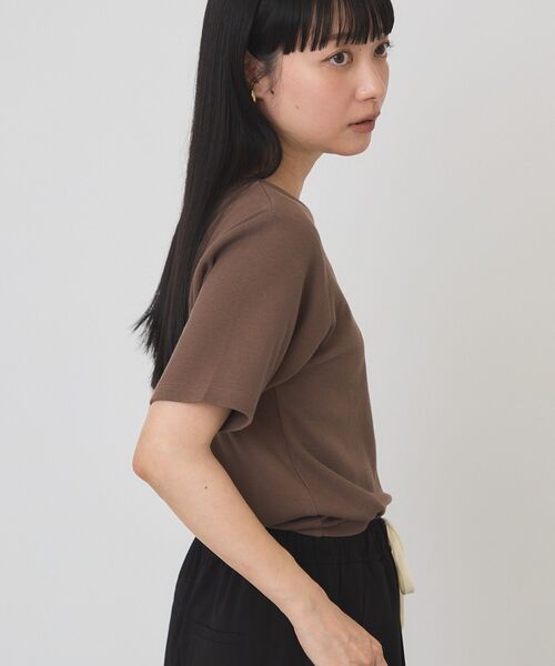 AMERICAN HOLIC(アメリカンホリック)の「【2点セット】配色キャミ+Tシャツ(Tシャツ/カットソー・レディース・ネイビー/ブラウン/レッド・M/L)」の18枚目の写真