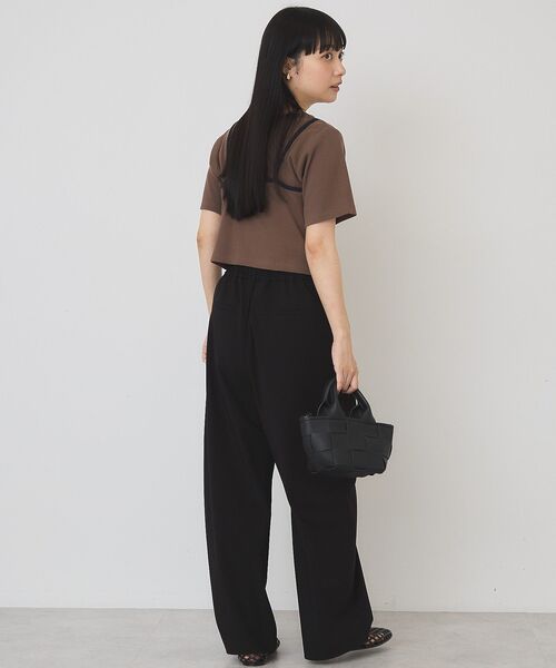 AMERICAN HOLIC(アメリカンホリック)の「【2点セット】配色キャミ+Tシャツ(Tシャツ/カットソー・レディース・ネイビー/ブラウン/レッド・M/L)」の22枚目の写真