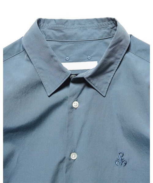 SOPHNET.（ソフネット）の「CHAMBRAY REGULAR-FIT SHIRT（シャツ/ブラウス・メンズ・ブラウン/ホワイト/ブルー/ブラック・1/2/3/4）」の17枚目の写真