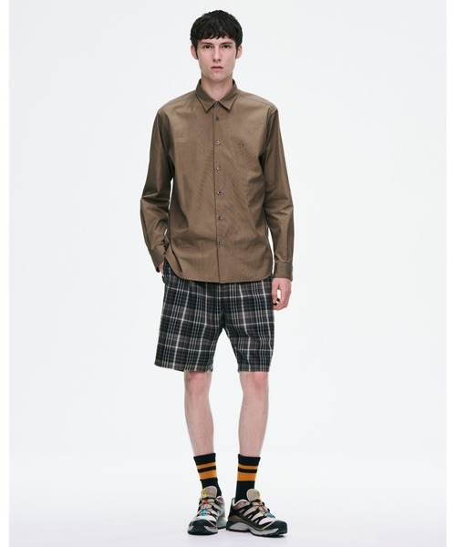 SOPHNET.（ソフネット）の「CHAMBRAY REGULAR-FIT SHIRT（シャツ/ブラウス・メンズ・ブラウン/ホワイト/ブルー/ブラック・1/2/3/4）」の6枚目の写真