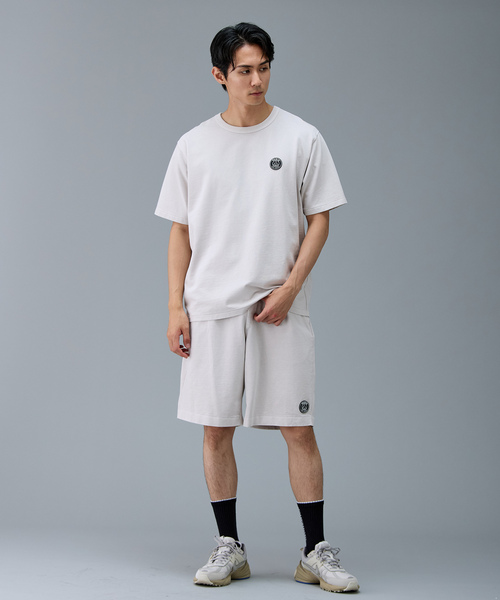 PARIS SAINT-GERMAIN（パリサンジェルマン）の「【Paris Saint-Germain / パリ・サン＝ジェルマン】 JP PIGMENT CREST SHORTS（その他パンツ・メンズ・ベージュ/ブラック系その他/ピンク・SMALL/MEDIUM/LARGE）」の8枚目の写真